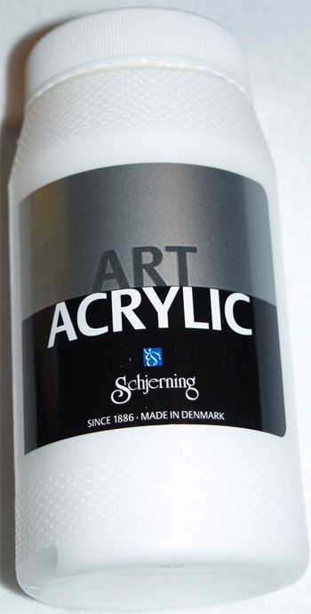 Schjerning Art Acrylic Hvid 500ml